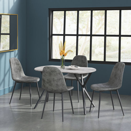 Trent Austin Alayna Dining Set with 4 Chairs & Reviews Wayfair.co.uk